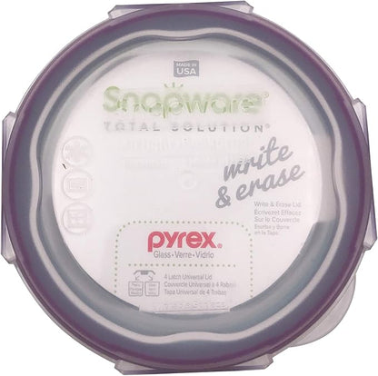 Snapware 1 Cup Glass Round Food Container, 1 EA