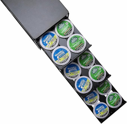 FlagShip K Cup Holder 3 Tier Coffee Pod Holder for K Cup Organizer Save Space Countertop Kitchen (42 Pods Capacity)