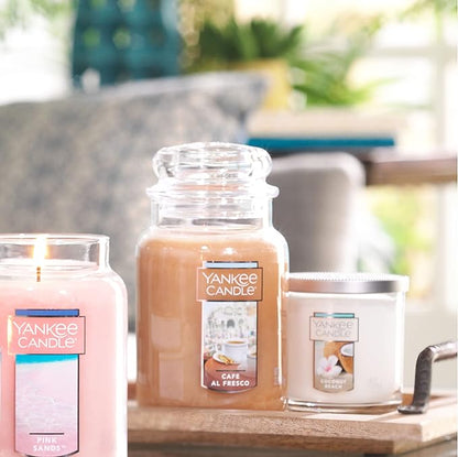 Yankee Candle Café al Fresco Scented Classic 22oz Large Jar Single Wick Candle Over 110 Hours of Burn Time