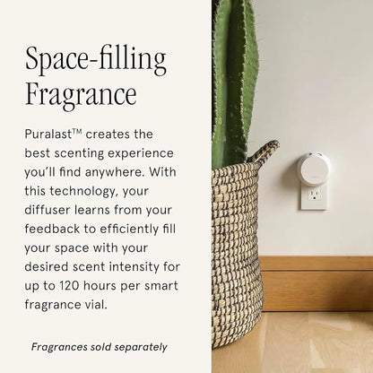 Pura Home 4 Fragrance Diffuser - Adjustable Home Diffuser with LED Light & Automatic Vial Detection - Wi-Fi Device for Personalized Home Scenting Experience - 2025 Version