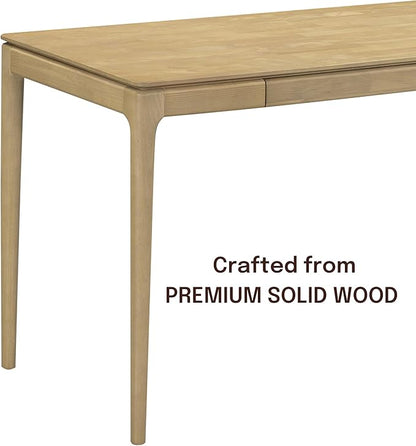 NTC Mingle Desk 47 Inch Modern Design, Rectangular Dinner Table for Dining Room, Living Room Furniture, Effortless Assembly - Sand