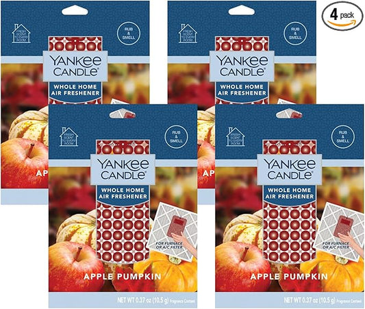 Yankee Candle Apple Pumpkin Whole Home Air Freshener (Pack of 4)