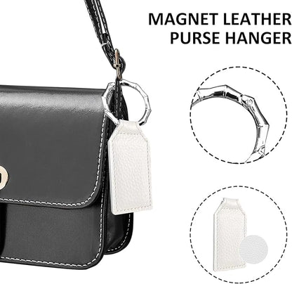 Magnetic Purse Hanger White Purse Magnet Heavy Duty Magnet Handbag Holder for Table Purse Magnet