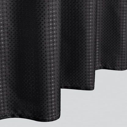 Mrs.Naturall RV Camper Stall Small Shower Curtain Little Size 36wx72h Single Hotel Style Stand Up Shower Curtains,Hooks,Liners for Bath 36 x 72 Inch Ombre Tie Dip Dyed White and Black