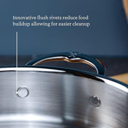 Hestan - CopperBond Collection - 100% Pure Copper 10-Piece Ultimate Cookware Set, Induction Cooktop Compatible