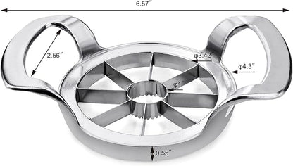 New Star Foodservice Heavy Duty Commercial Apple Corer and Divider, Silver, Powder Coating