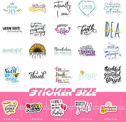 Pink Bedside Shelf Organizer - Wall Mount Phone Holder with Glasses Hook & 50 Motivational Stickers for Girls Bedroom Dorm Decor