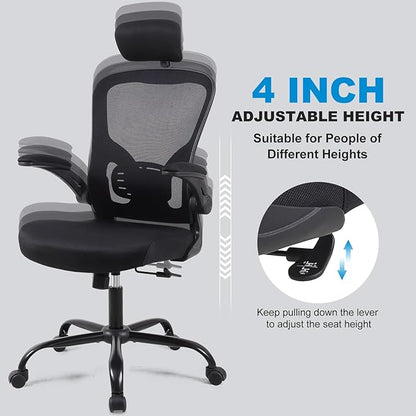 Ergonomic Office Desk Chair 4Pack- Mesh Home Office Desk Chairs with Lumbar Support & 3D Adjustable Armrests,Executive Rolling Chair(4Pack Office Chair)