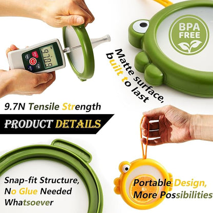Onion Storage and Avocado Saver - 4-Piece Set Silicone Fruit Storage Box, Multifunctional and Perfect for Lemons, Cheese, Tomatoes, Potatoes, Garlic