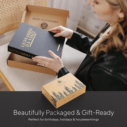 Elegant Linen Set of 3 Decorative Books for Home Decor Faux/Fake Books For Decoration Hardcovers Aesthetic Minimalist Coffee Table Décor Living Room Modern Entryway Table Bookshelf Storage Boxes