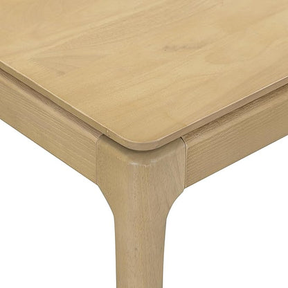 NTC Mingle Desk 47 Inch Modern Design, Rectangular Dinner Table for Dining Room, Living Room Furniture, Effortless Assembly - Sand