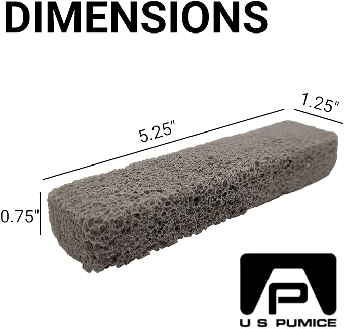 PUMIE 3 Pack Scouring Stick, Toilet Bowl Ring Remover, Heavy Duty Extra Strong Pumice Cleaning Bar, Pumice Stone for Cleaning Toilet Rings, Bathroom & Kitchen Stains by USPumice