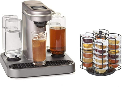 Nifty Solutions Compatible with Bartesian Cocktail Holds up to 24 Capsule Pods, Spins 360-Degrees, Medium (Pack of 1), Black, (5620)