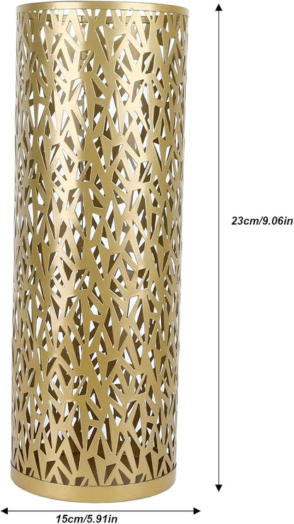 Semme Round Metal Umbrella Holder, and Watertight, Modern Design, Stable for Entryway, Office, Home Use (S)