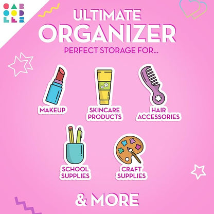 Caboodles On-the-go girl cosmetic organizer, Bubblegum Marble