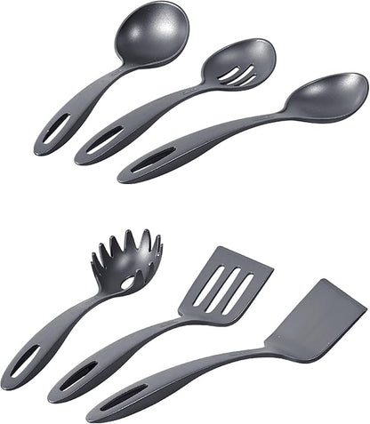 Tramontina Primaware 15-Piece Non Stick Cookware Set with Lids and Utensils, Aluminum Nonstick Pots and Pans Kitchen Set (Silver)