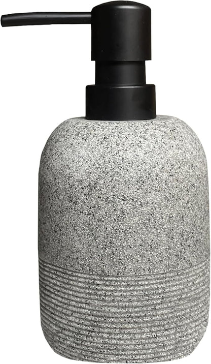 GalDal Soap Dispenser Grey,Hand Soap Lotion Dispenser for Bathroom Countertop,Soap Dispenser for Kitchen.