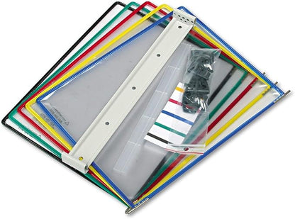 DJOIS by Tarifold - Wall Mount Reference & Display System - Durable Steel Wire Frames- 5 Double-Sided Pockets - 10 Sheet Capacity - Made in France