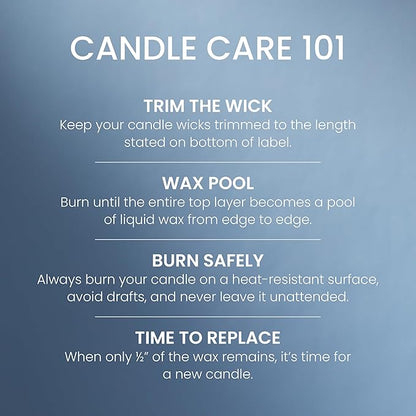 Yankee Candle Ocean Air, Scented Candle, 14.5oz 3-Wick Candle Jar with up to 40 Hours Burn Time