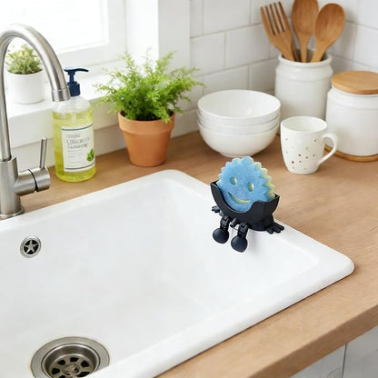 Peeing Scrub Sponge Holder with Drainage, 3D Print Cute Hanging Holder for Sponges, Brushes and Soaps, Countertop Funny Rack for Kitchen and Bathroom Sink