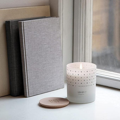 Skandinavisk LEMPI 'Love' Scented Candle. Fragrance Notes: Peony and Rose, Strawberries and Mosses. 7.0 oz.