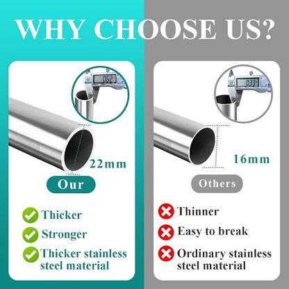 Clothes Hanger Reaching Hook Telescopic Adjustment clothes hook pole Light and can Extend from 37" to 65" with 4.7 "Hook and Sponge Handle.