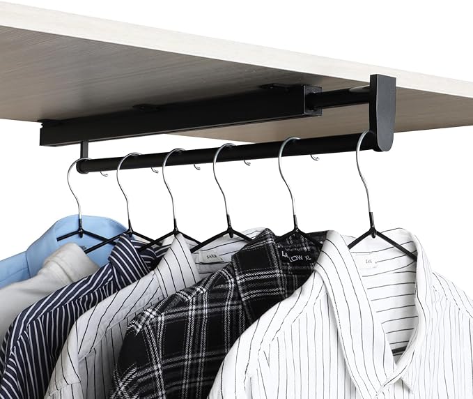 pull out closet rod pull out pants rack for closet valet rod closet black valet rods for closets 9-1/2 inch telescopic trouser rack shallow cabinet organize pants and clothes