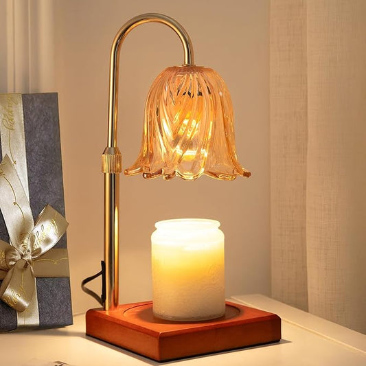 GODONLIF Candle Warmer Lamp with Timer Dimmable, Birthday Gifts for Women Mom, House Warming Gifts New Home Decor, Wax Melt Warmer for Jar Candles