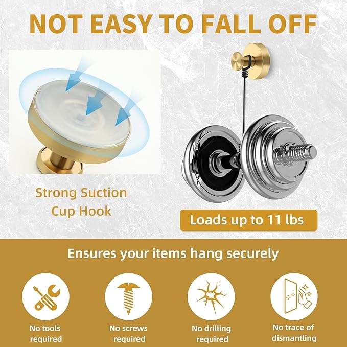 Suction Cup Hooks for Shower，Wreath Hangers for Front Door，Bath Robe Hook for Bathroom Kitchens Hanging for Window Glass