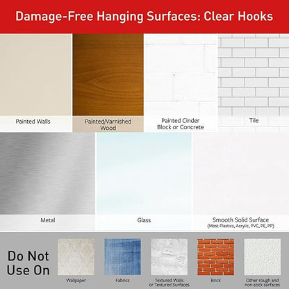 Command Small Metallic Hooks Brass Color, 4 Hooks and 5 Strips, Damage-Free Wall Hook with Adhesive Strips, No Tools Great for Hanging Home Decor, Holds up to 0.5 lb