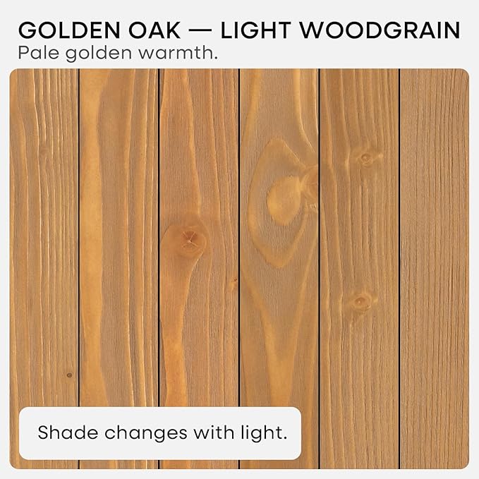Homeforia 36 inch Golden Oak Floating Shelf, High End Solid Real Wood 36inch Small Floating Shelves for Wall Mounted, Oak Wooden 36in Floating Shelves, Heavy Duty Bracket, 36 X 6.5 X 1.75 in, Set of 4