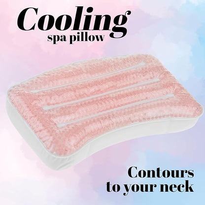 Glitter Gel Spa Pillow – Cooling Bathtub & Hot Tub Relaxation Cushion | Neck & Head Support Bath Pillow | Luxury Bath Products & Spa Accessories for Women – Ultimate Comfort