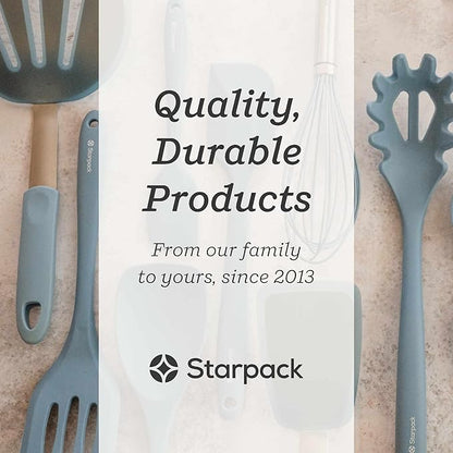 Starpack 'Winning Serve' XL Premium Silicone Serving Spoon (13.5") - Large Silicone Spoon for Cooking High Heat Resistant to 600°F - LFGB Grade Nonstick Mixing Spoons - Large Rubber Serving Spoons