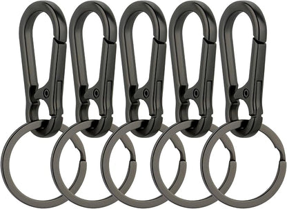 Wikavanli Metal Keychains Keyring Key Chain Ring Clip Holder Organizer for Home Car Keys Key Finder Women Men