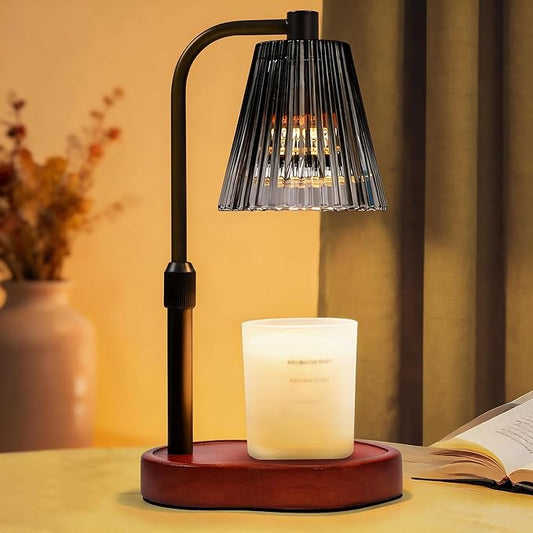 Candle Warmer Lamp with Timer Dimmer, Birthday Gifts for Women Mom, Height Adjustable for Jar Candles, House Warming Gifts & Office Dorm Vintage Room Home Decor, Wax Warmer Lamp