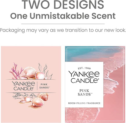 Yankee Candle Small Tumbler Scented Candle with up to 40 Hour Burn Time, Premium Plant Wax Blend for Consistent Burn, 4.3 oz Tumbler Candle with Room Filling Fragrance, Pink Sands