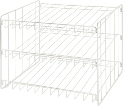 Kitchen Details 3 Tier Can Storage Organizer Rack in White