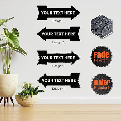 Peronalizable Arrow Metal House Number Sign Mid Century Modern Metal Address Plaque Custom Simple Style Address Numbers Customized Home Outdoor Decor Housewarming Gifts