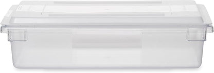 Rubbermaid Commercial Products Food Storage Box Lid for 8.5, 12.5, 16.5, and 21.5 Gallon Sizes, White (FG350200WHT) (Pack of 3)