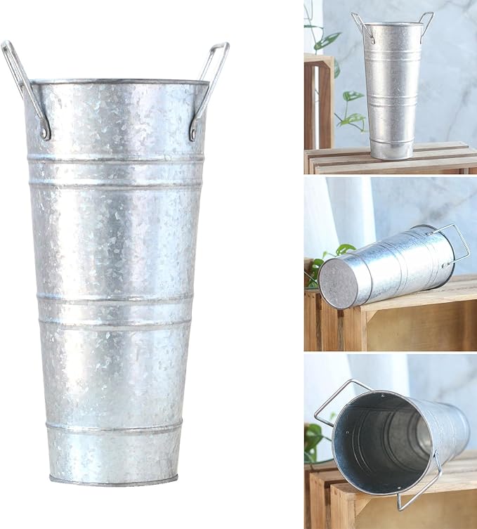 Multipurpose Sturdy Metal Umbrella Stand Holder Freestanding Decorative Rack For Canes Walking Stick And Magazines