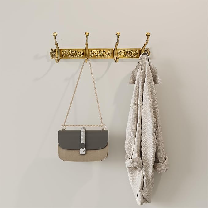 Coat Rack Wall Mount,Vintage Wall Hooks Coat Hooks Antique Towel Racks for Bathroom Entryway Wall Mounted CoatRack Clothes Heavy Duty
