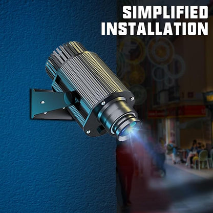 Custom Logo Projector Lights Custom GOBO projectors for Store Business or Wall Outdoor Waterproof ip67 HD led for Shop Advertising and Wedding 35W