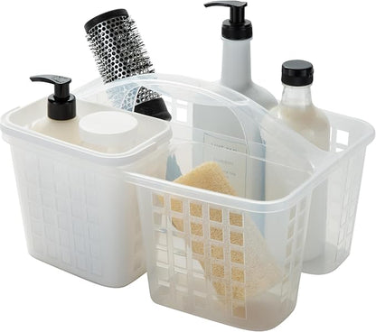 Bath Bliss 2 in 1 Portable, Bathroom Shower Caddy for Shampoo, Conditioner, Soap, and Cosmetics, in Bath Tote
