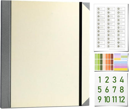 Important Document Organizer, The Life Book Document Organizer - Binder for Important Documents, Document Organizer Foliofor Bills Checks Birth Certificates etc