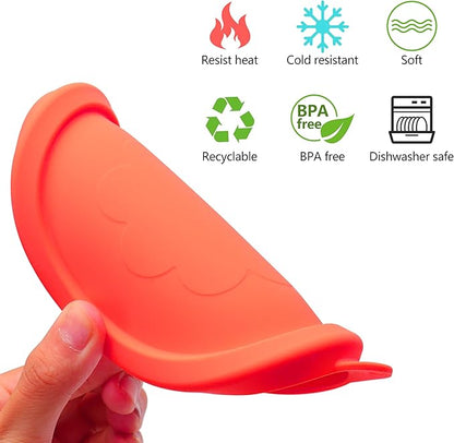 2 Cup Silicone Replacement Lids Storage Cover for Pyrex 7200-PC Glass Bowls (Container not Included) 4 Pack Microwave, Dishwasher and Freezer Safe