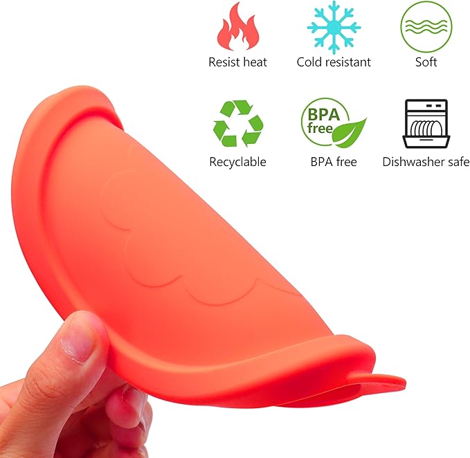 2 Cup Silicone Replacement Lids Storage Cover for Pyrex 7200-PC Glass Bowls (Container not Included) 8 Pack Microwave, Dishwasher and Freezer Safe