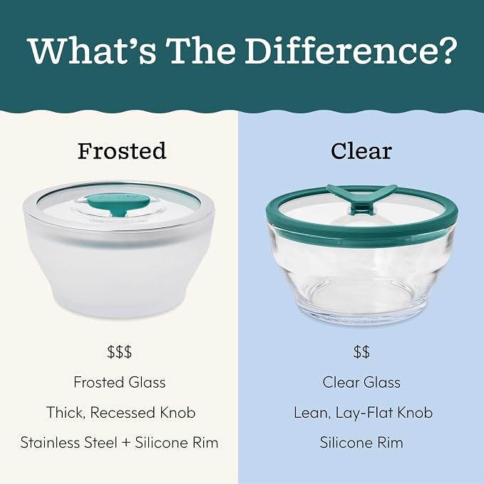 Anyday 4-Pc Microwave Cookware & Glass Food Storage Set with Glass Lids | Large Plastic-Free Containers | Stackable Steamer with Vented Lid for Microwave-Safe Reheating & Steaming Vegetables, Rice