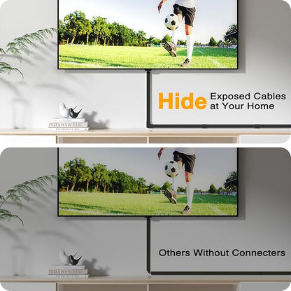 Cable Hider, 157in Delamu Cord Hider Wall for Wall Mounted TV, Wire Hider Kit, Paintable Cable Concealer Raceway Management for Home & Office, 10XL15.7 W0.95 H0.55in, Black