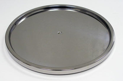 Dial Industries Lazy Susan Stainless Steel Turntable Organizer for Pantry, Cabinet, Countertop, Single Tier