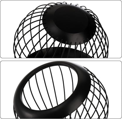 TOPZEA Coffee Pod Holder, Large Capacity Metal K Cups Holder Organizer Coffee Capsule Container Basket, Espresso Pods Storage for Counter, Bar Station Accessories, Black